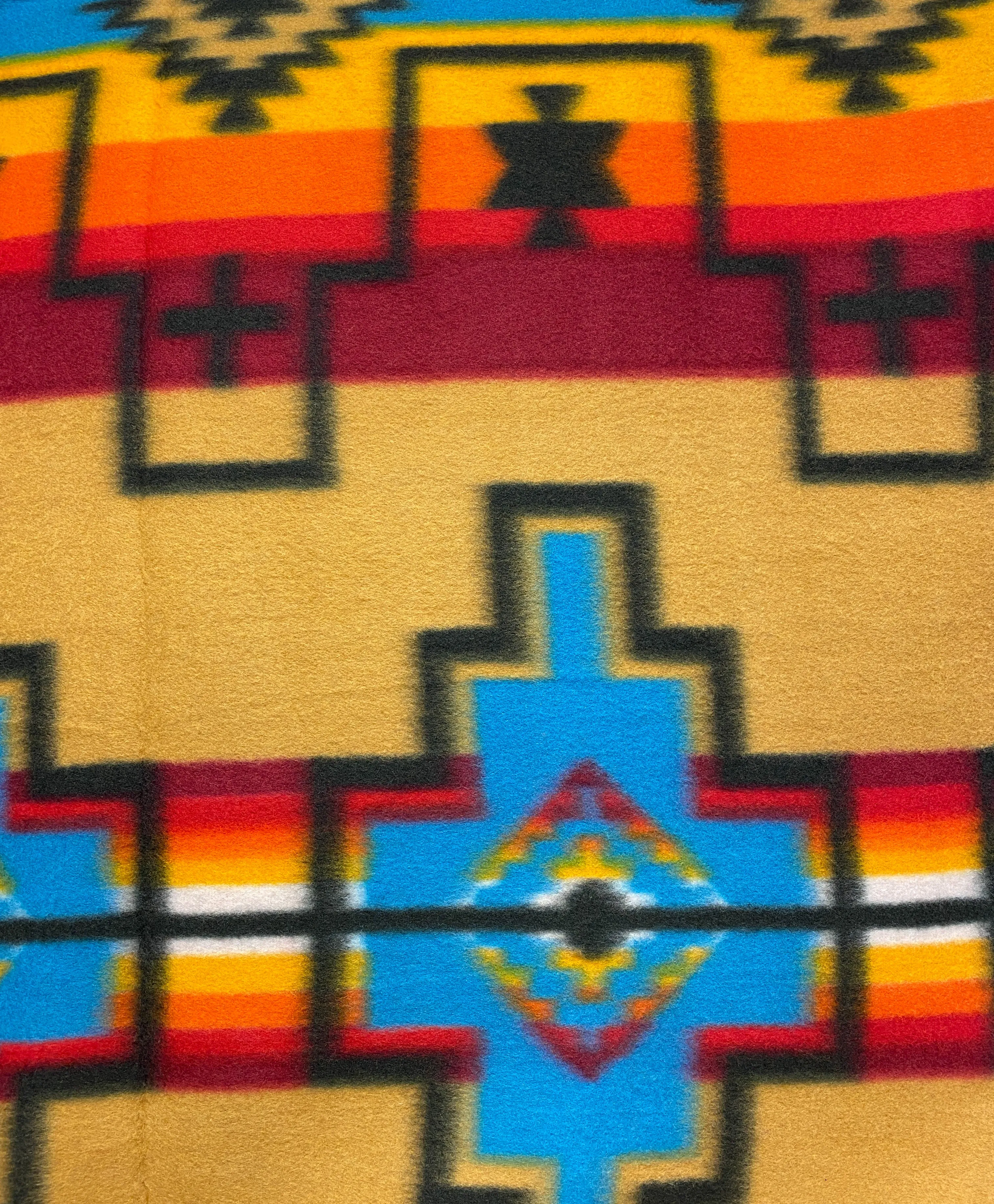 60" X 80" Fleece Lodge Blanket #1A