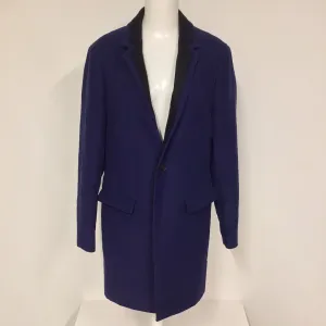 AllSaints Navy Blue & Black Coat Size S (38 on label)