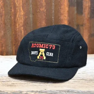 Atomic 79 Black Wool Cap W/Mt Emblem