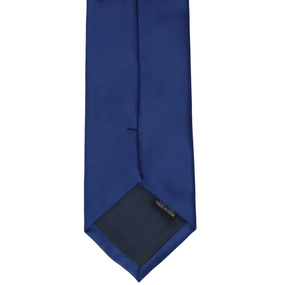Blue Velvet Premium Solid Color Necktie