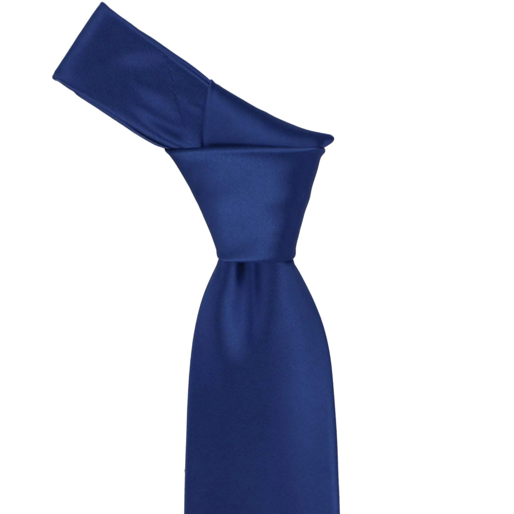 Blue Velvet Premium Solid Color Necktie