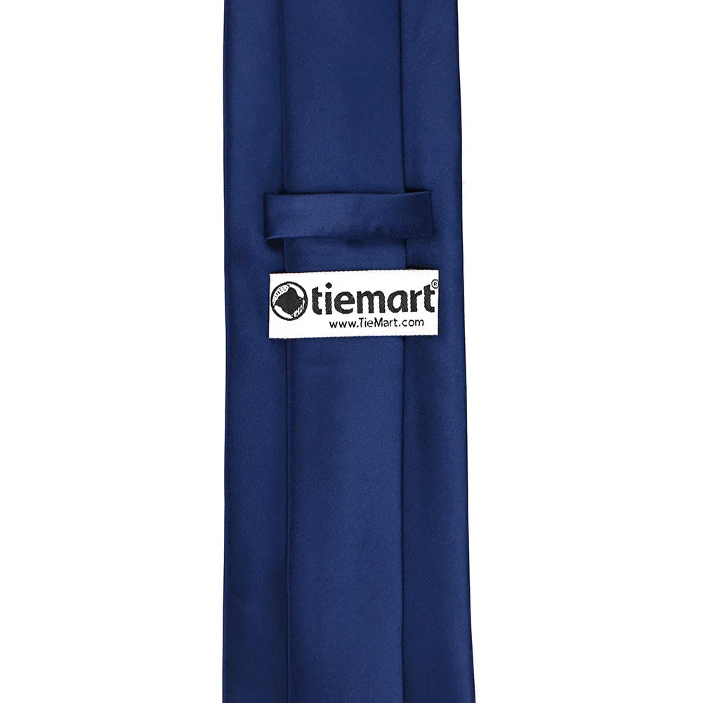 Blue Velvet Premium Solid Color Necktie