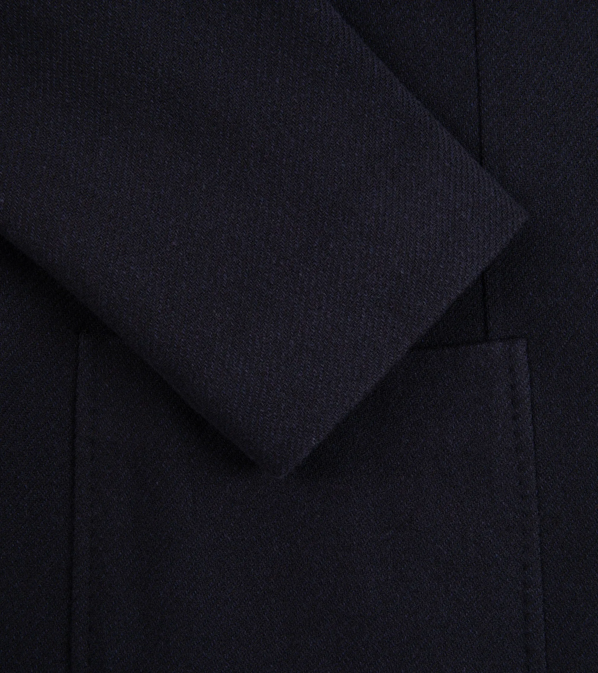 Boglioli Soft Wool Twill Gassman Jacket: Navy