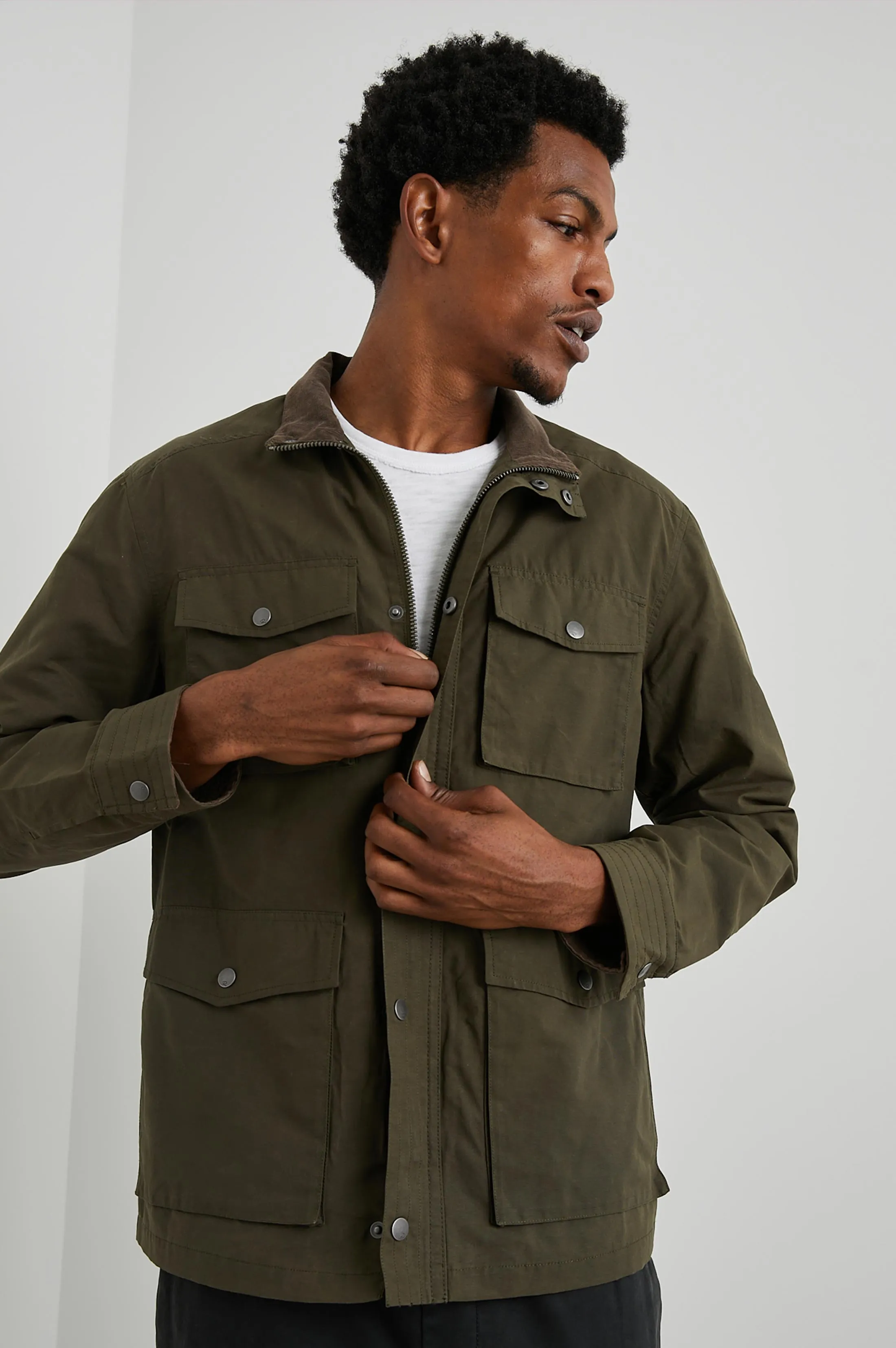 CARDIFF JACKET - DARK OLIVE