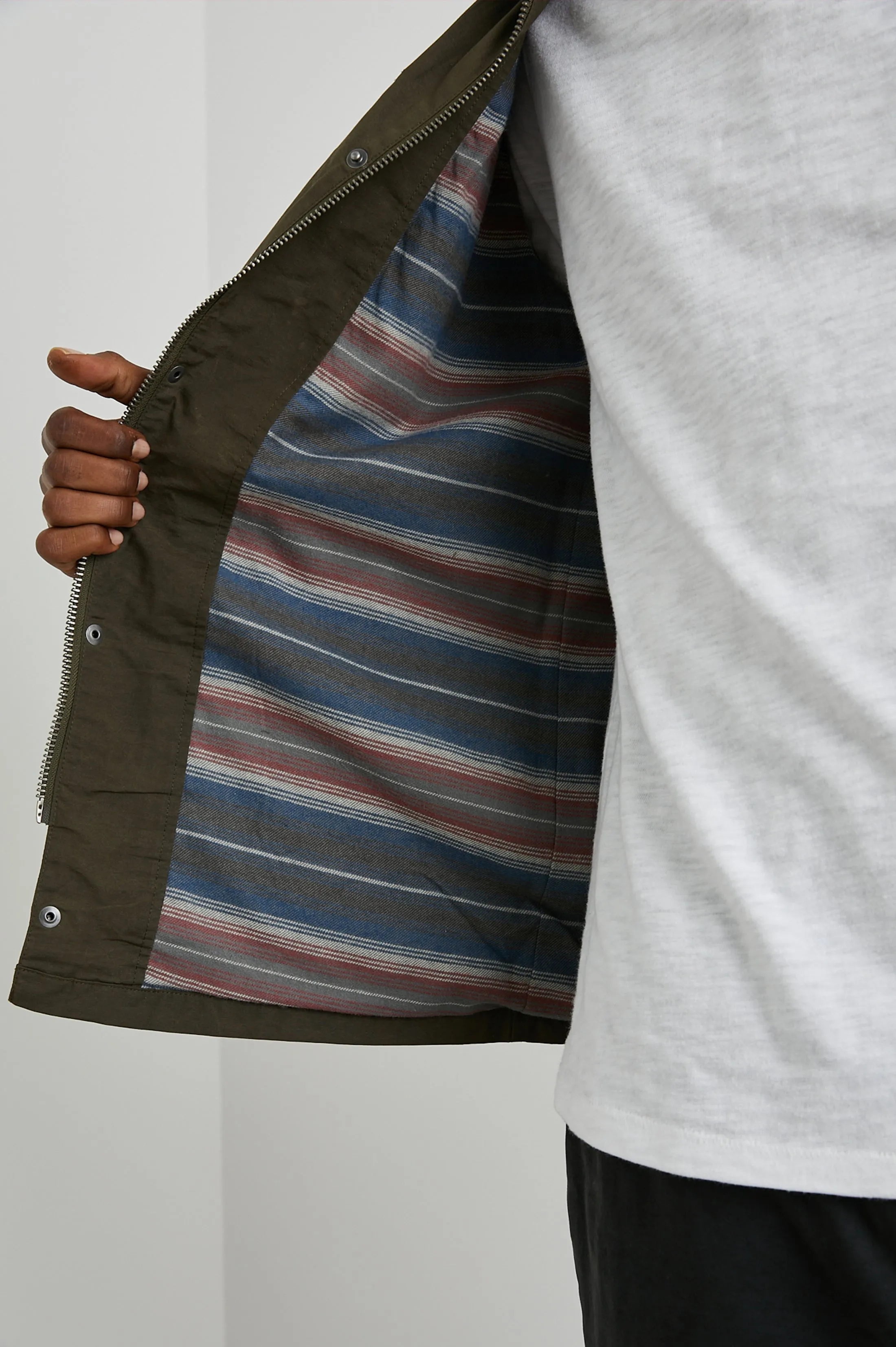 CARDIFF JACKET - DARK OLIVE