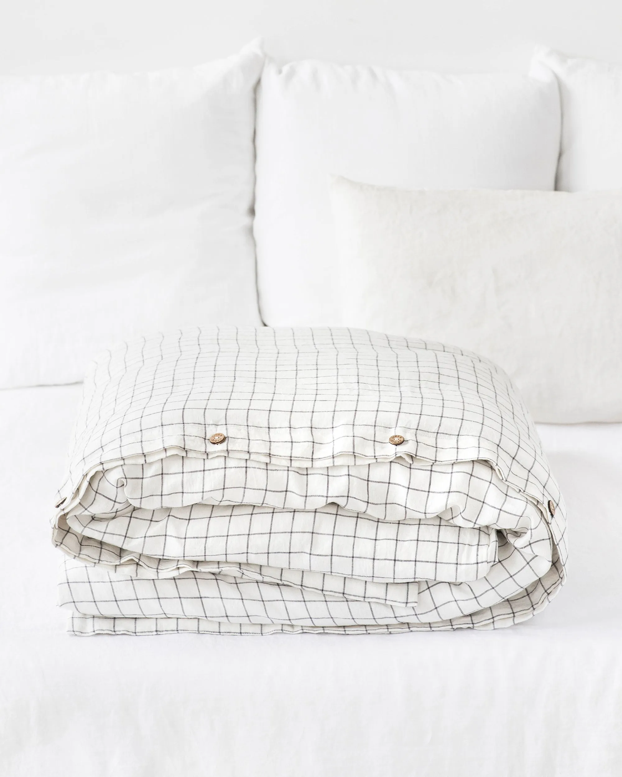 Charcoal Grid & Charcoal Gray Bedding Bundle