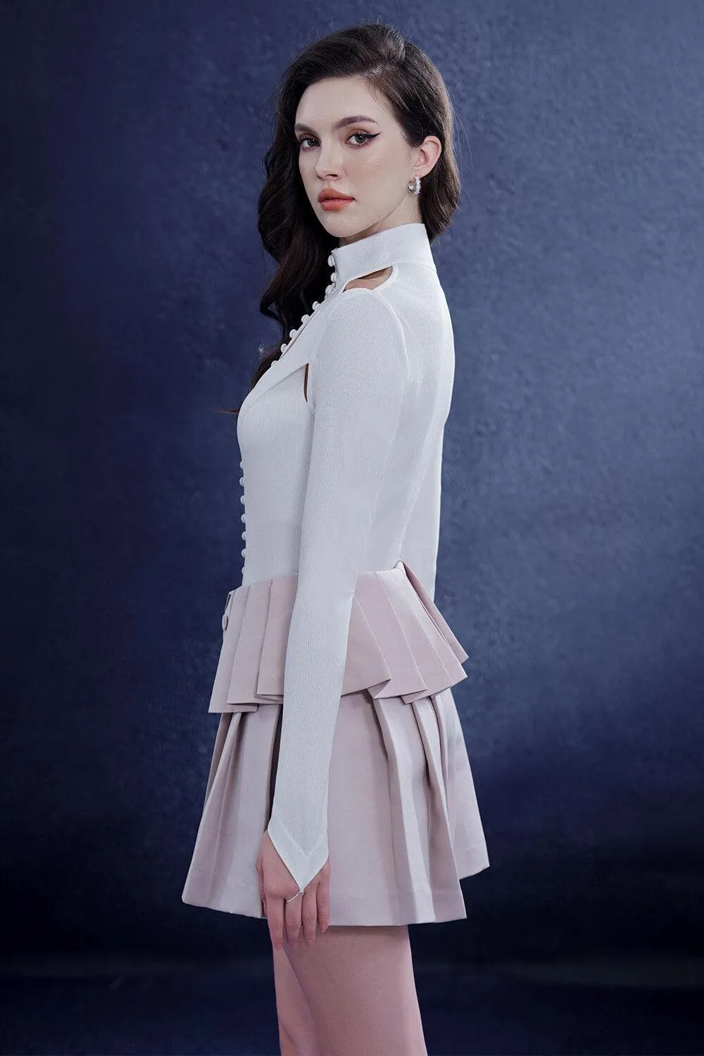 Charmara Bodycon High Neck Wool Top