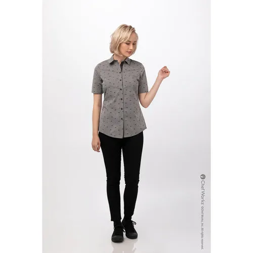 Chef Works SHC10WGRYL Cook's Shirt