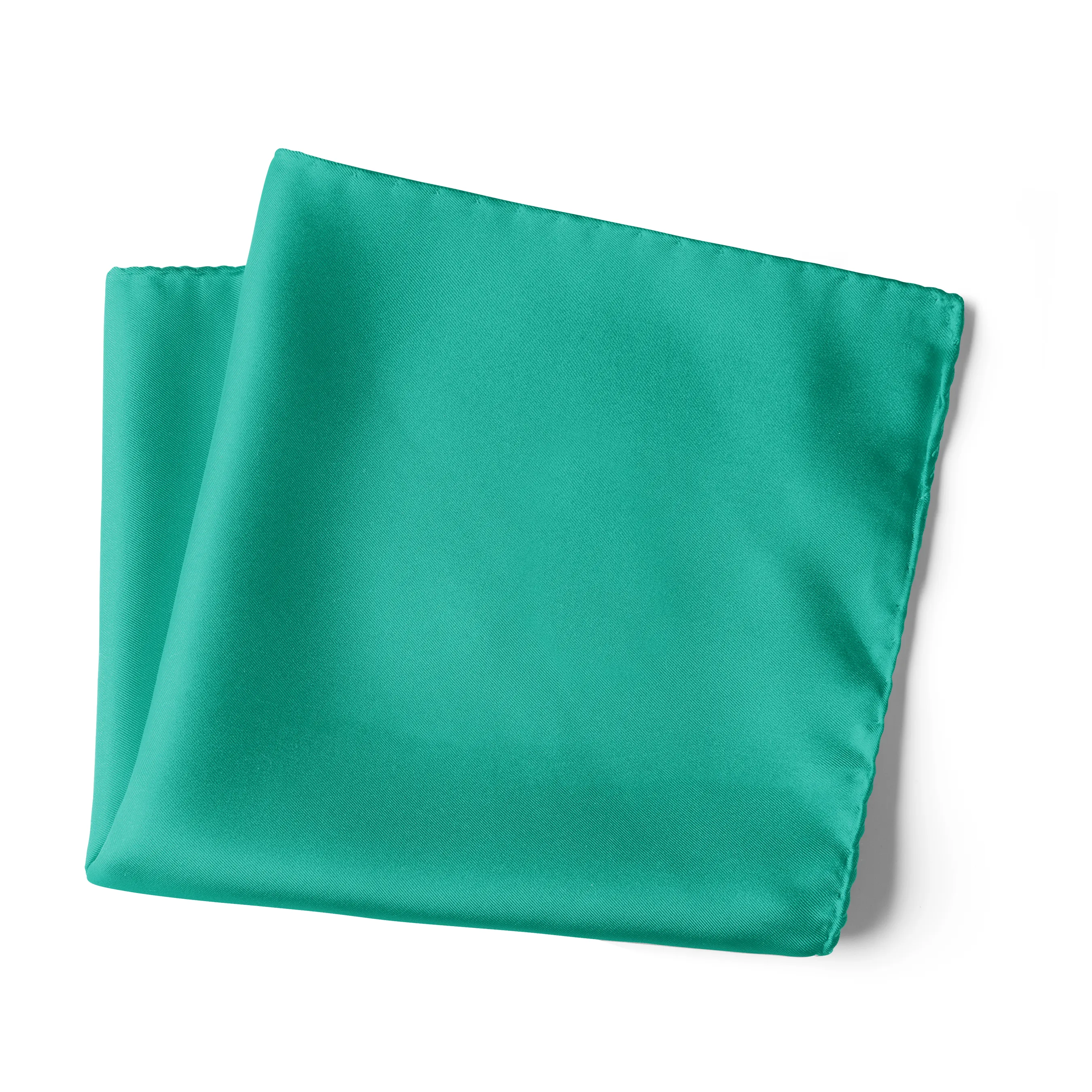 Chokore Bermuda Sea Green Pure Silk Pocket Square, from the Solids Line