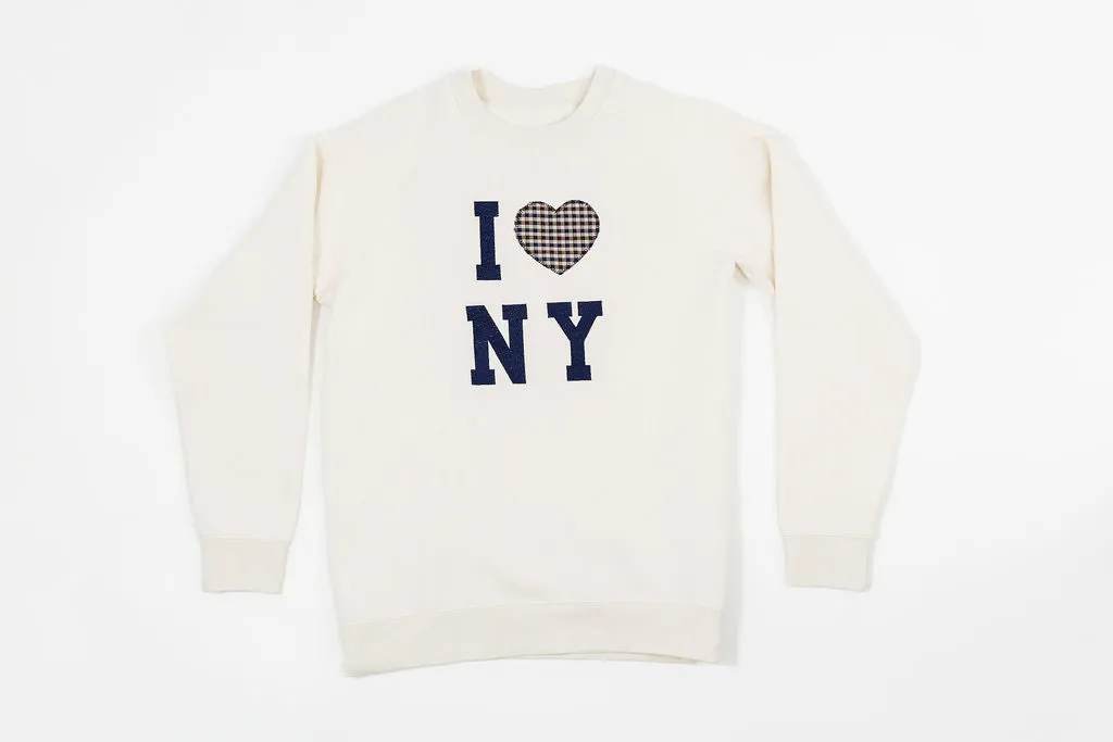 Cream I Heart NY Sweatshirt