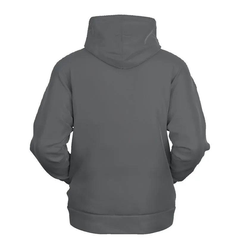 Dark Gray Hoodie | Unisex | with PLUS sizes | Dark Pale Gray | C0M0Y0K80
