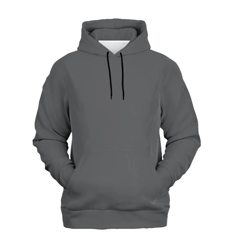 Dark Gray Hoodie | Unisex | with PLUS sizes | Dark Pale Gray | C0M0Y0K80