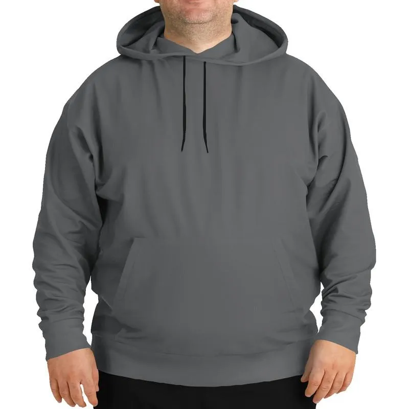 Dark Gray Hoodie | Unisex | with PLUS sizes | Dark Pale Gray | C0M0Y0K80