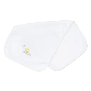 Darling Ducklings Burp Cloth - Yellow