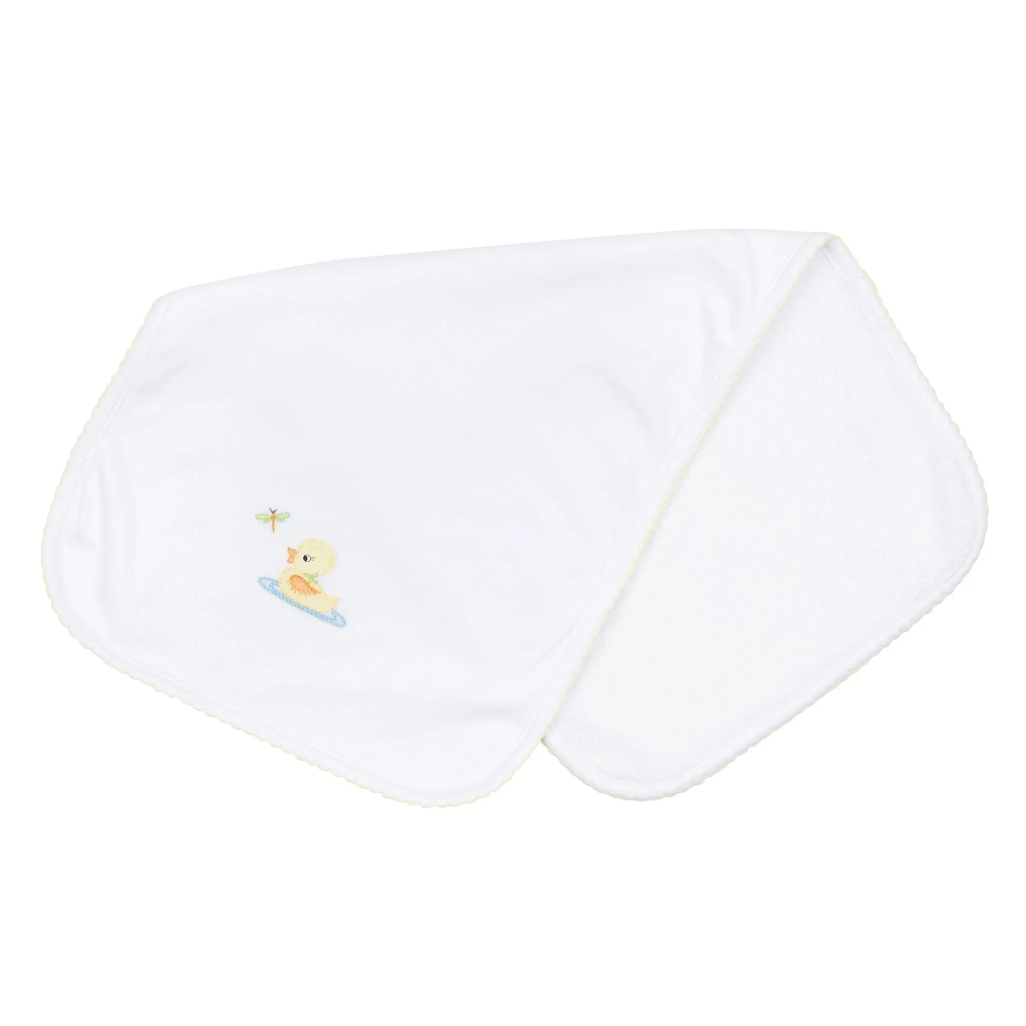 Darling Ducklings Burp Cloth - Yellow