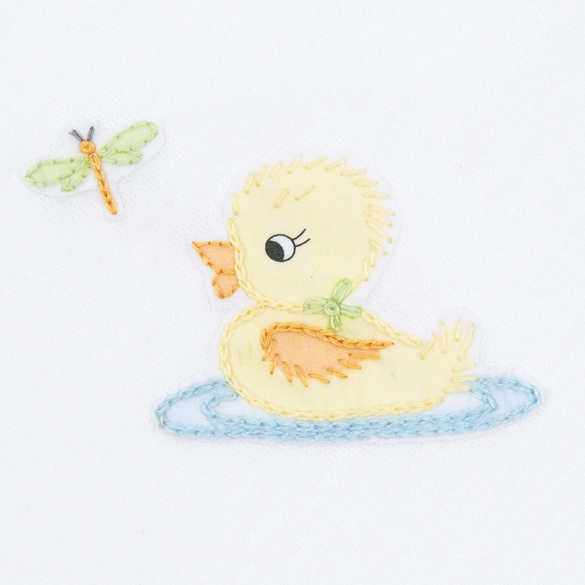 Darling Ducklings Burp Cloth - Yellow