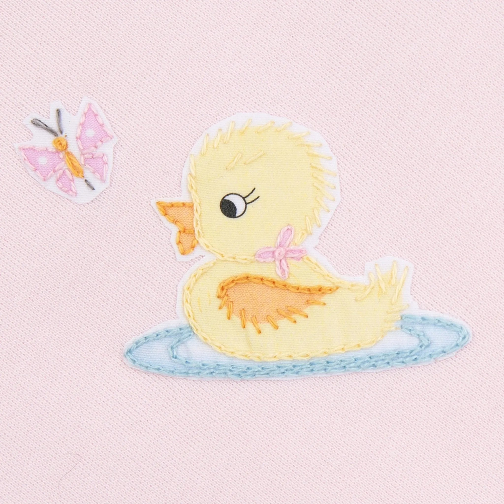 Darling Ducklings Gathered Gown - Pink