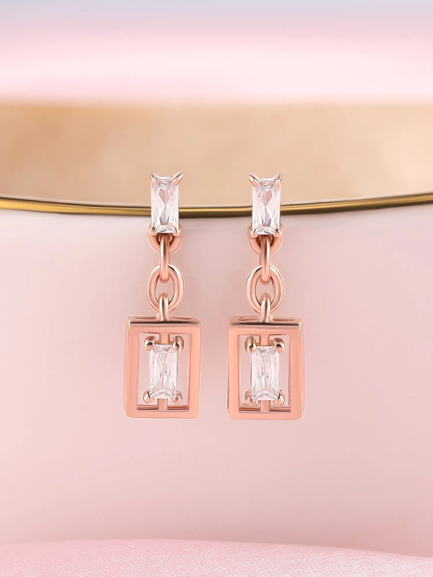 Diamond Look Dainty Danglers
