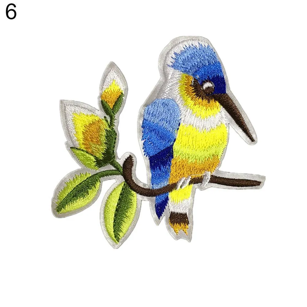 Elegant Bird Embroidered Patch Set: Transform Your Style with Unique Fashion Accents