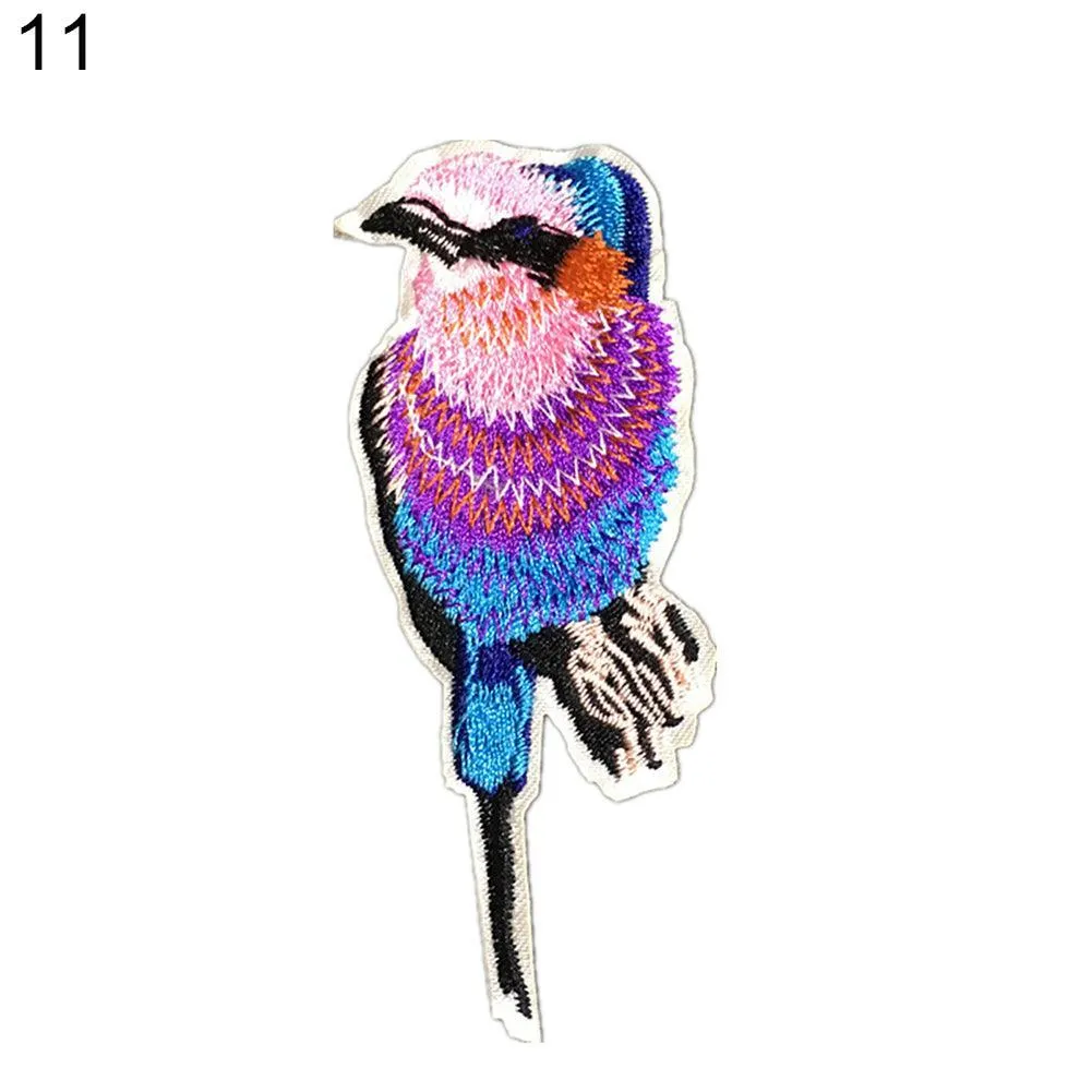 Elegant Bird Embroidered Patch Set: Transform Your Style with Unique Fashion Accents