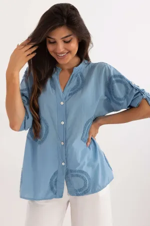 Elegant Breeze Embroidered Shirt