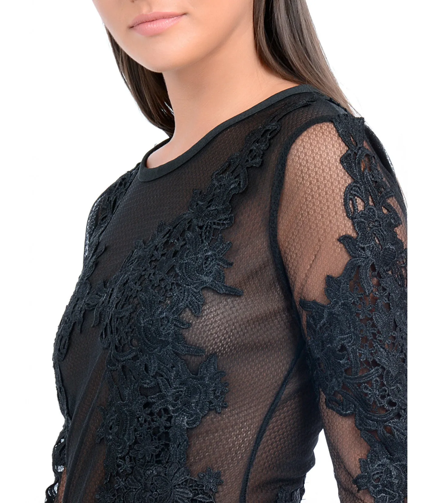 FOREVER UNIQUE TALISA BODYCON DRESS - BLACK