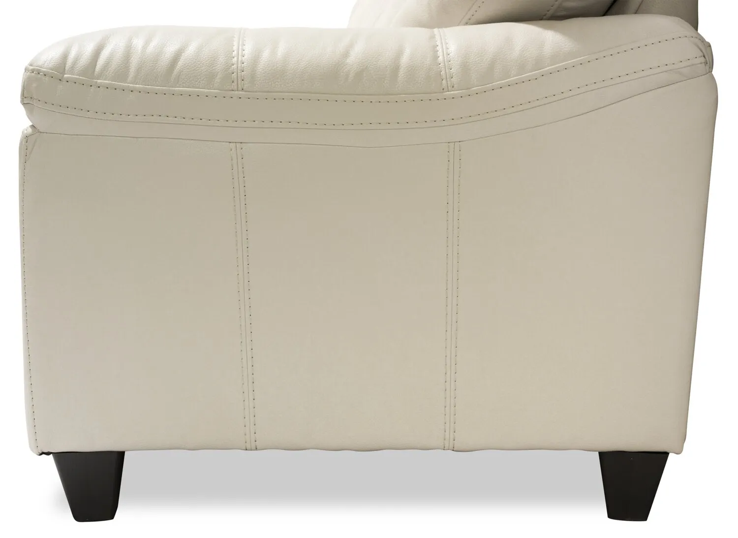 Irene Leath-Aire Chair - Beige