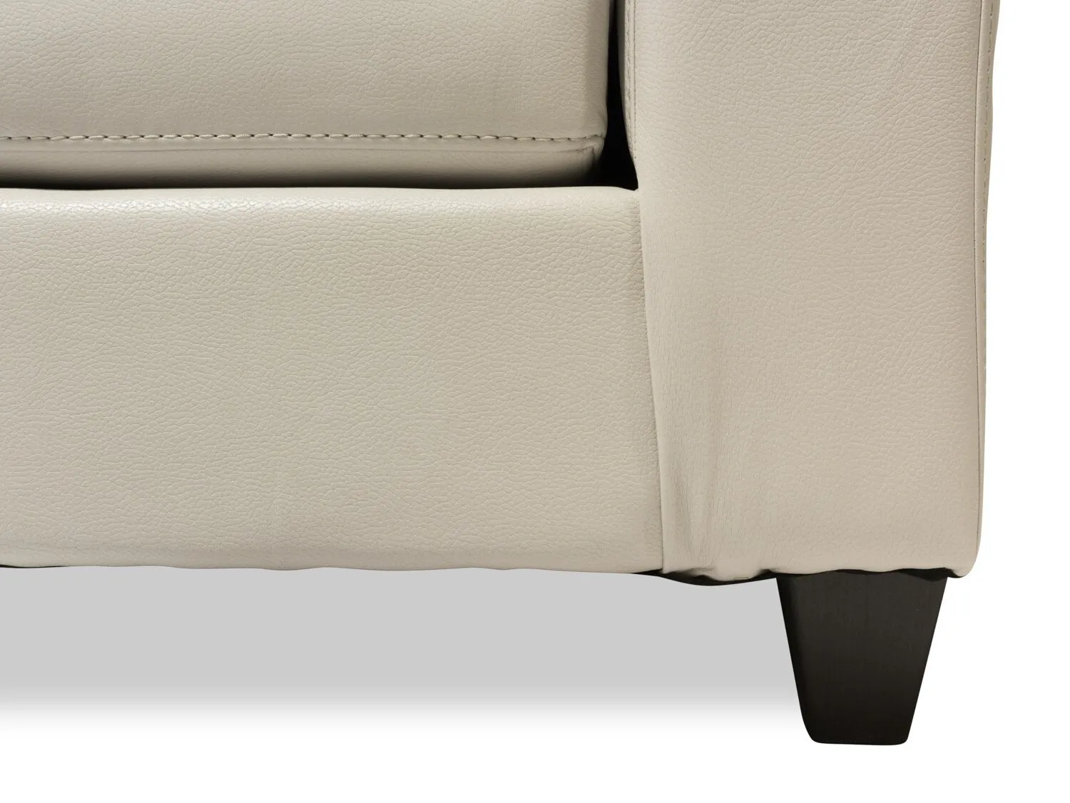 Irene Leath-Aire Chair - Beige