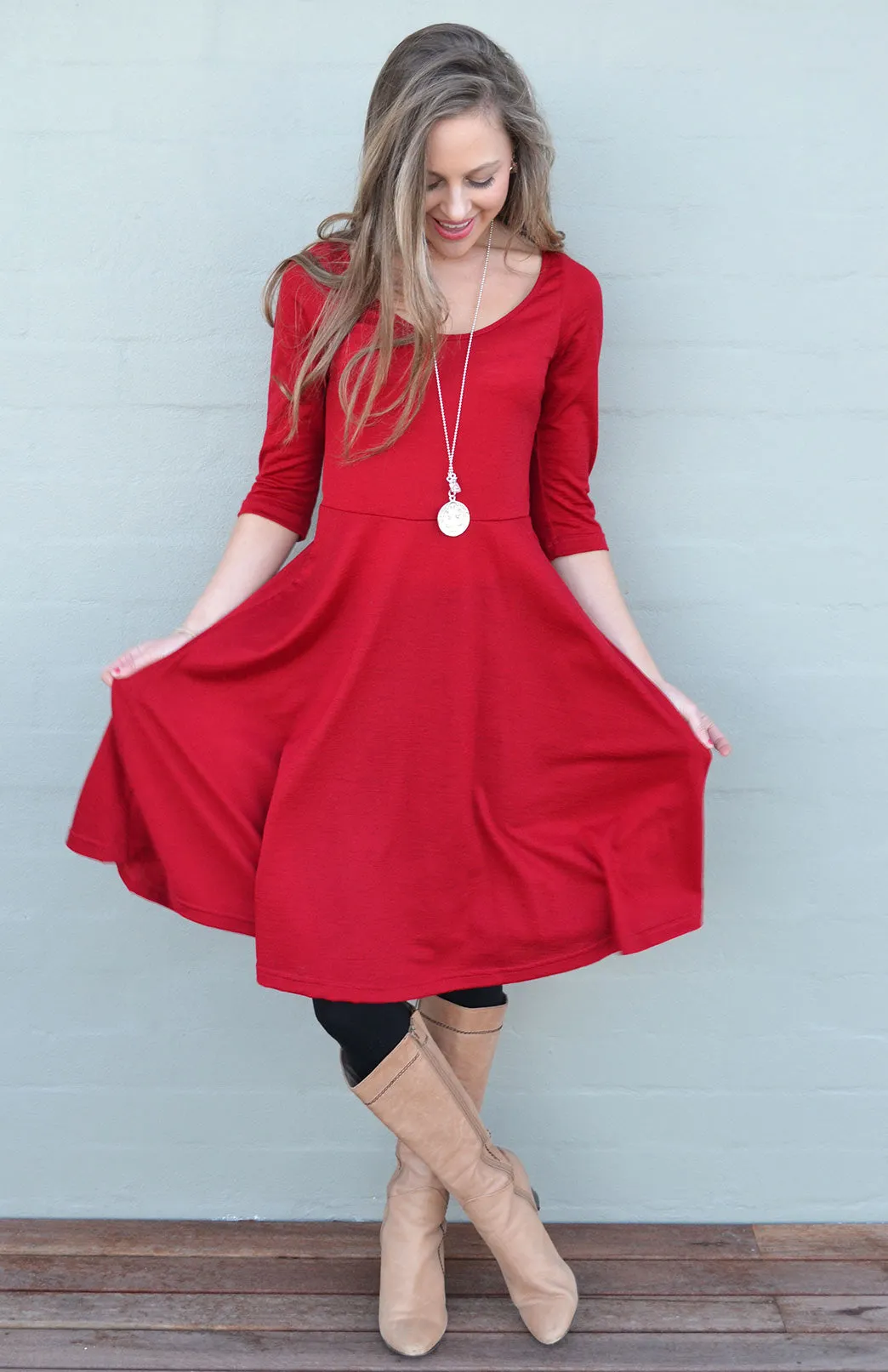 Jackie Dress - 3/4 Sleeve