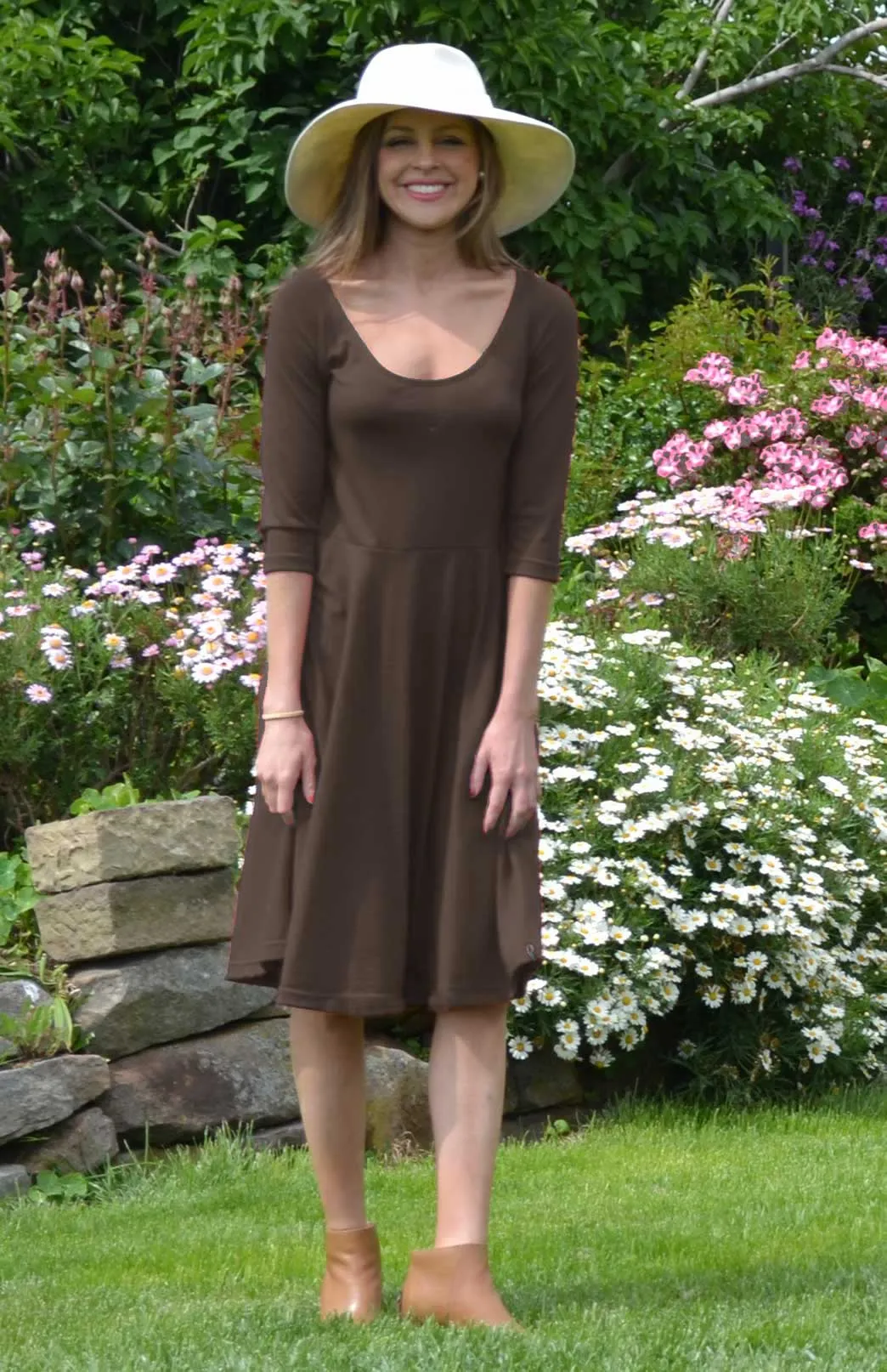 Jackie Dress - 3/4 Sleeve