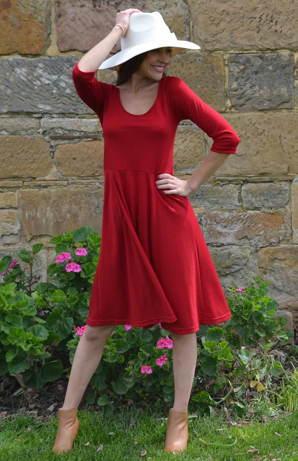 Jackie Dress - 3/4 Sleeve
