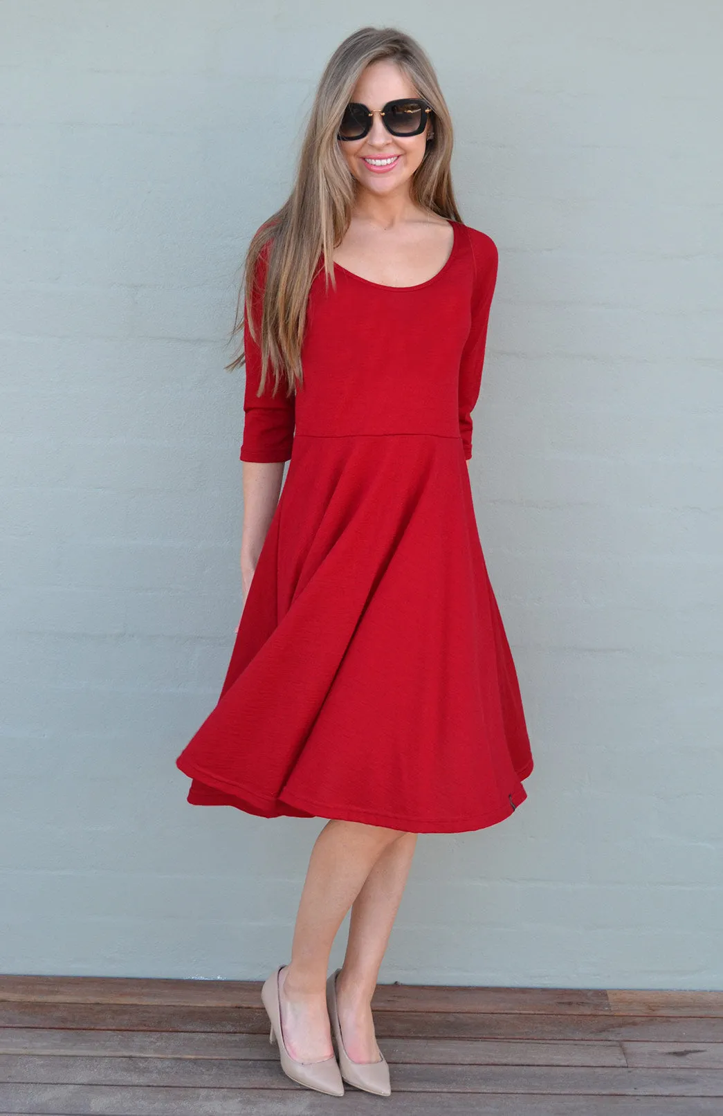 Jackie Dress - 3/4 Sleeve