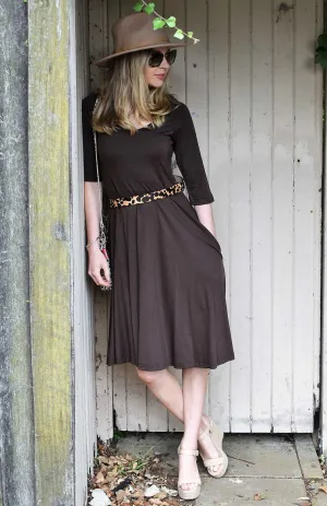 Jackie Dress - 3/4 Sleeve
