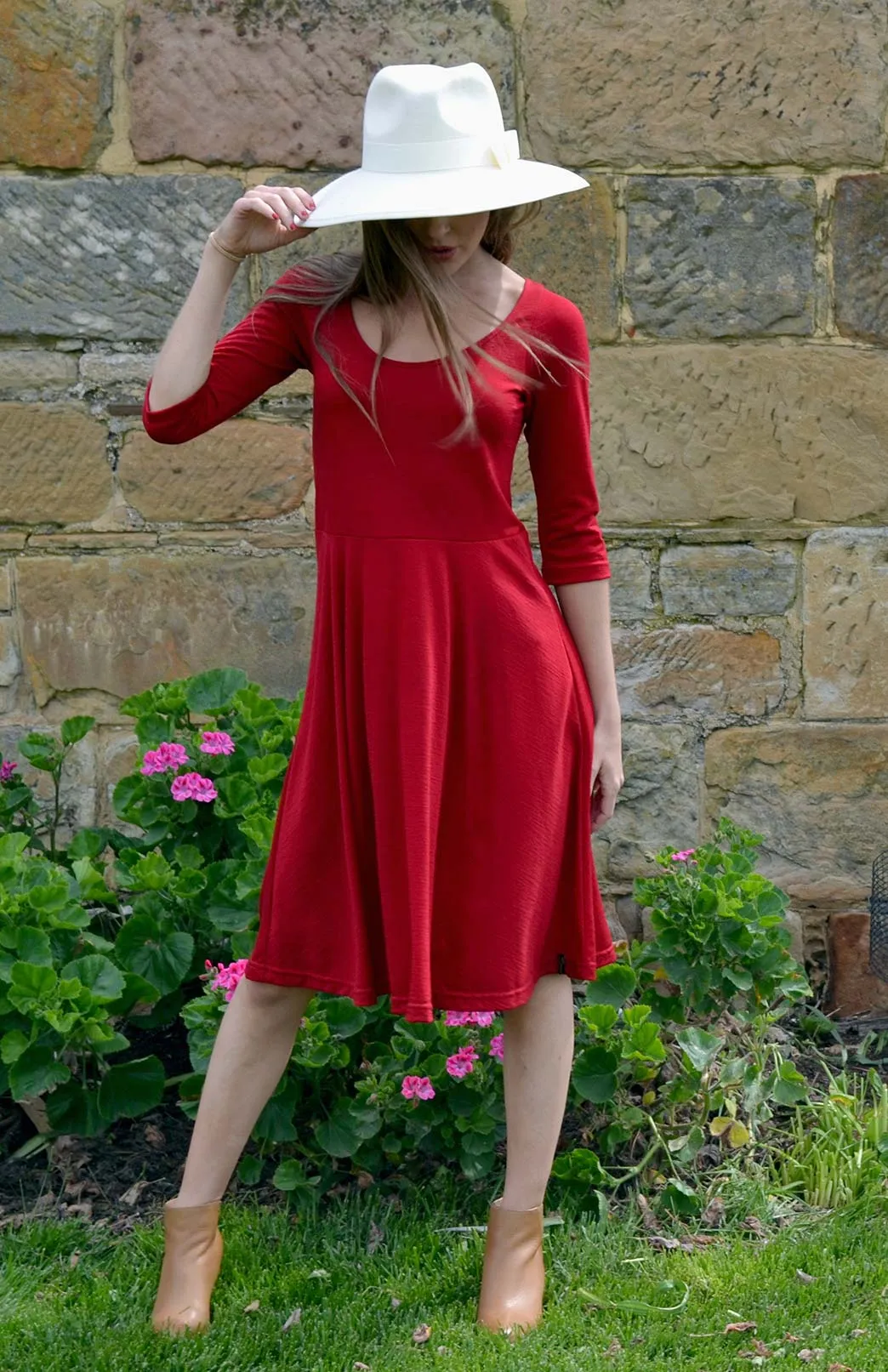 Jackie Dress - 3/4 Sleeve