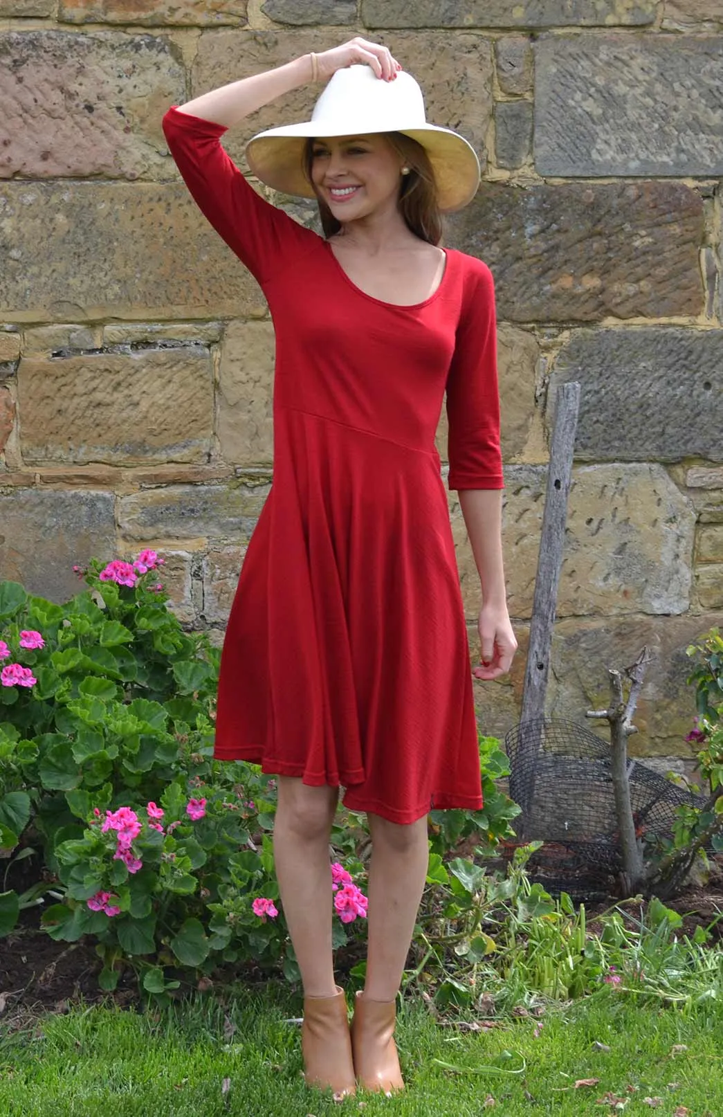 Jackie Dress - 3/4 Sleeve