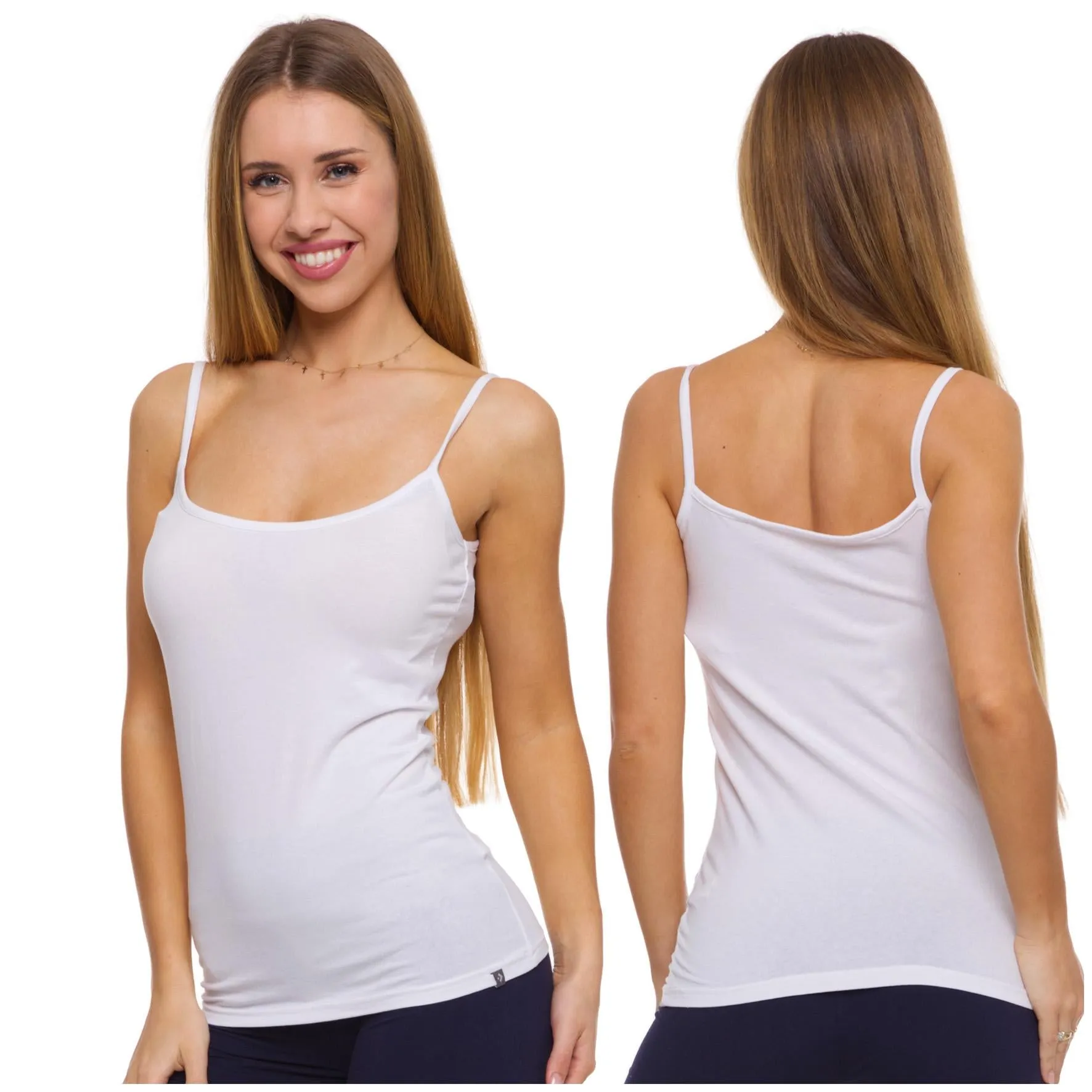 Ladies Basic Camisole Cotton Tank Top