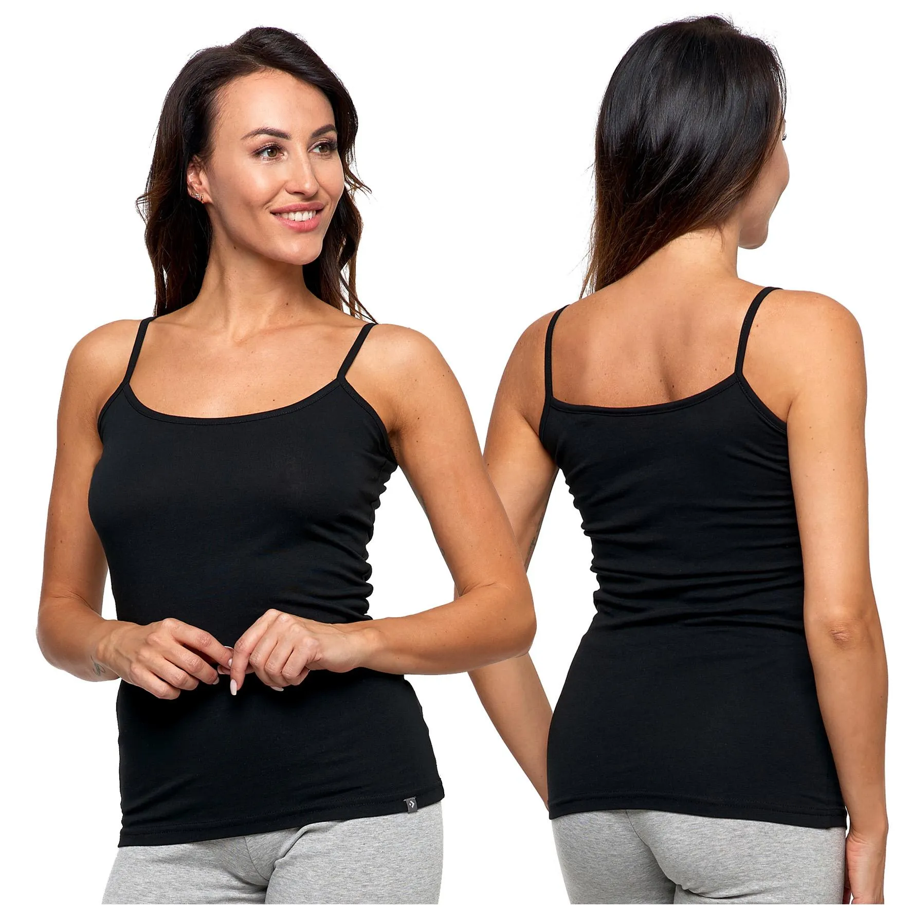 Ladies Basic Camisole Cotton Tank Top