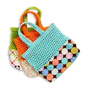 Lily Upcycle Crochet/Sew Market Tote