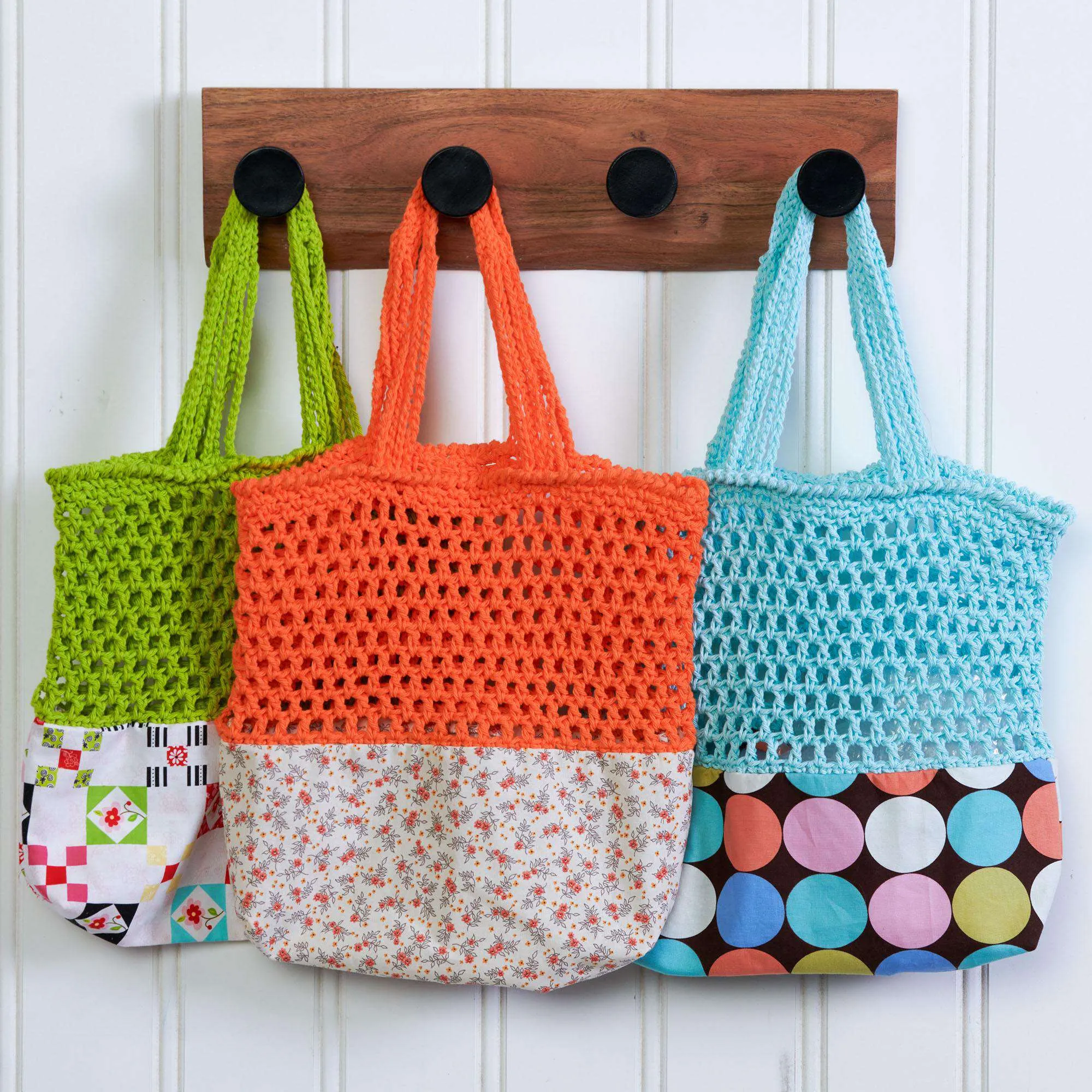 Lily Upcycle Crochet/Sew Market Tote