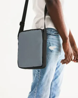 Medium Dark Cyan Gray Messenger Pouch | Medium Dark Pale Cyan Gray | C10M0Y0K60