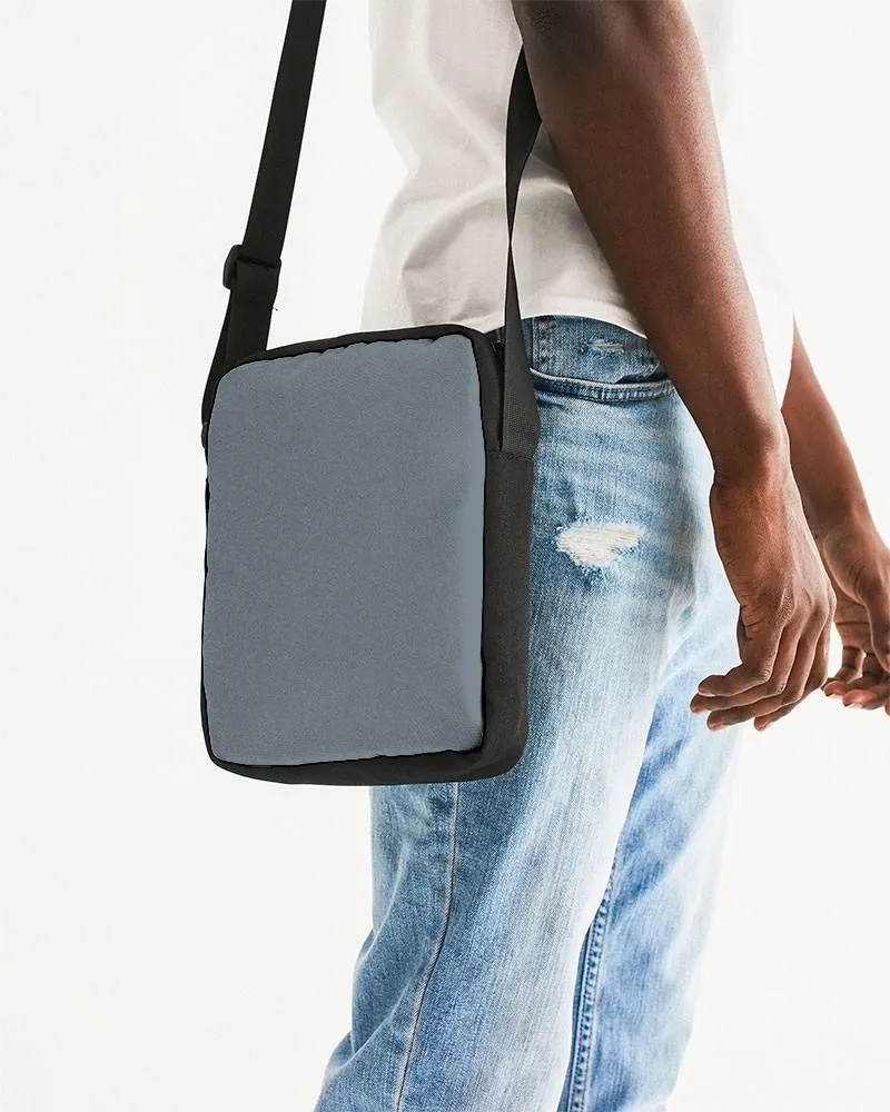 Medium Dark Cyan Gray Messenger Pouch | Medium Dark Pale Cyan Gray | C10M0Y0K60