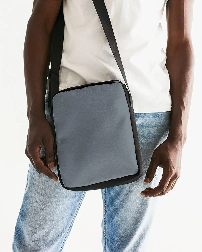 Medium Dark Cyan Gray Messenger Pouch | Medium Dark Pale Cyan Gray | C10M0Y0K60