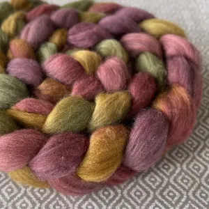 Merino Yak Silk Roving - Grapevine