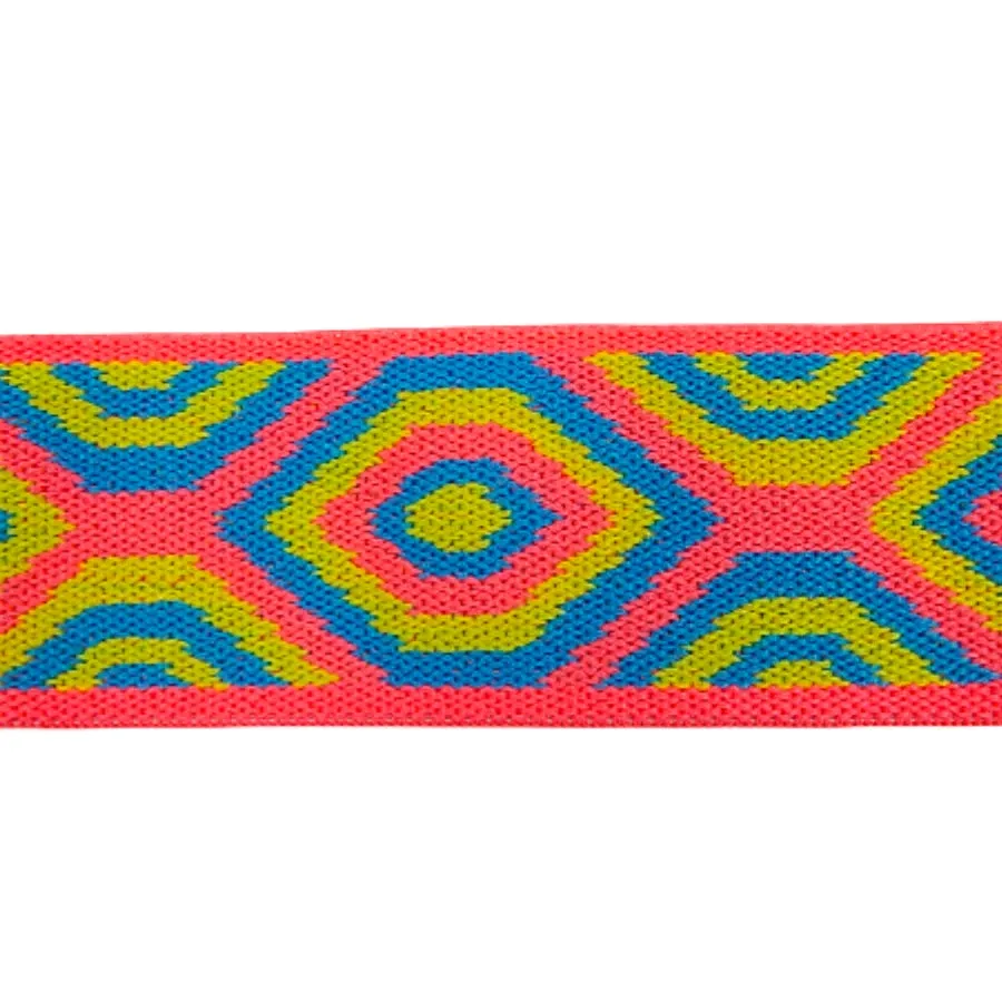 Multi-Color Triangular Woven Elastic