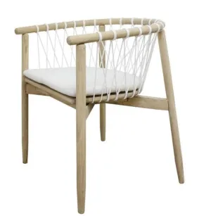 Natural Coastal Wrapped Dining Chair