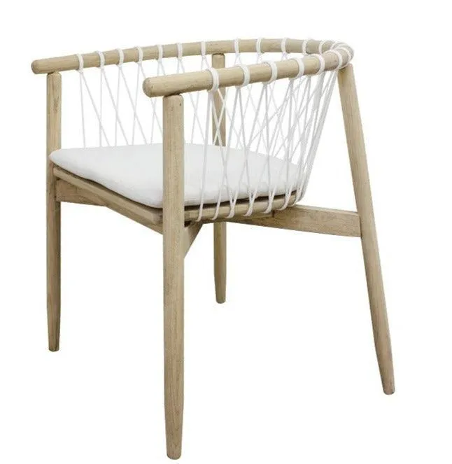 Natural Coastal Wrapped Dining Chair