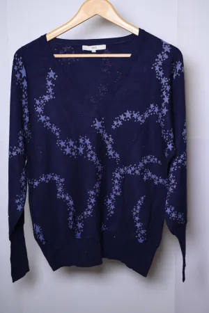 Next Starry Navy Blue Full-Sleeve SweatShirt