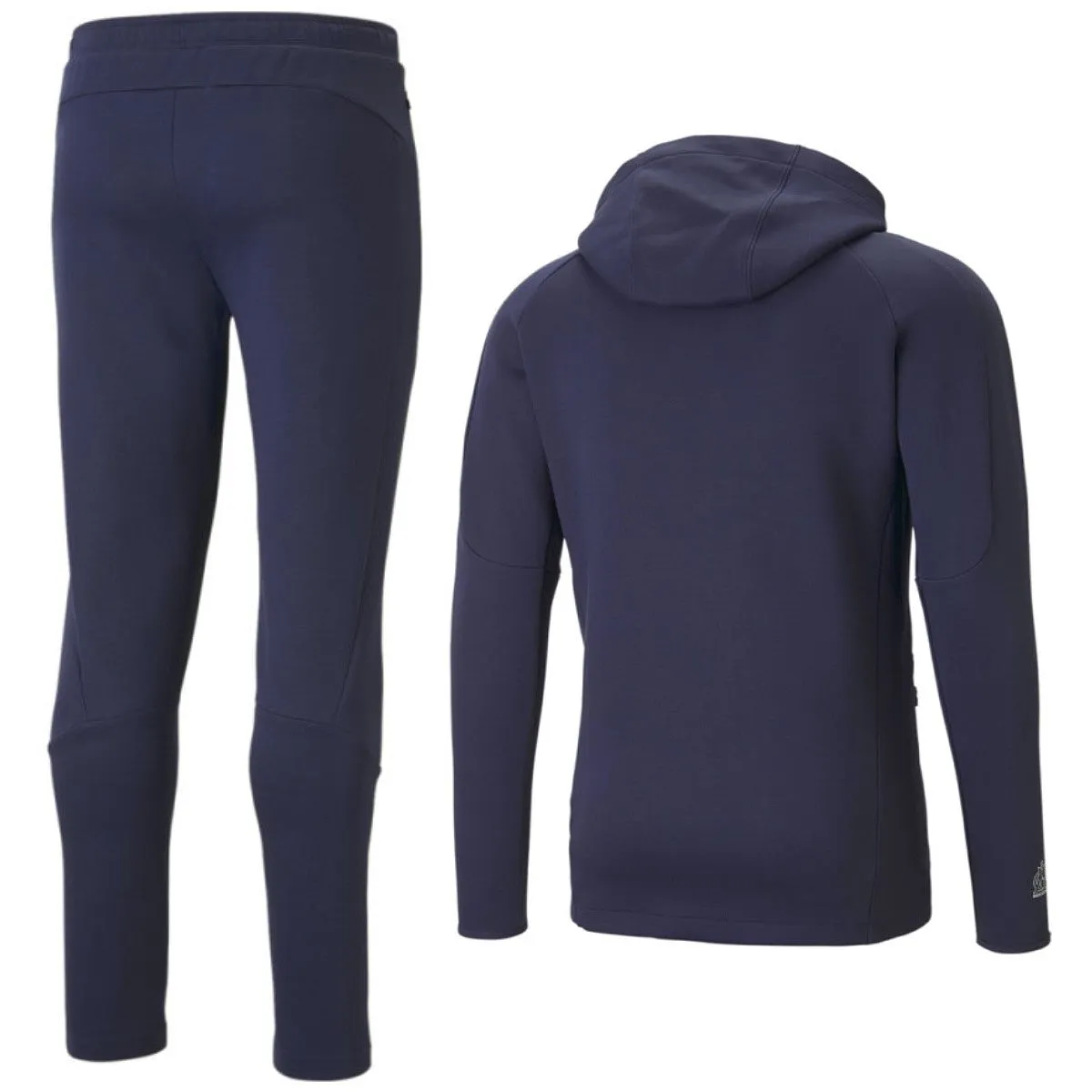 Olympique Marseille navy Casual hooded presentation tracksuit 2022/23 - Puma
