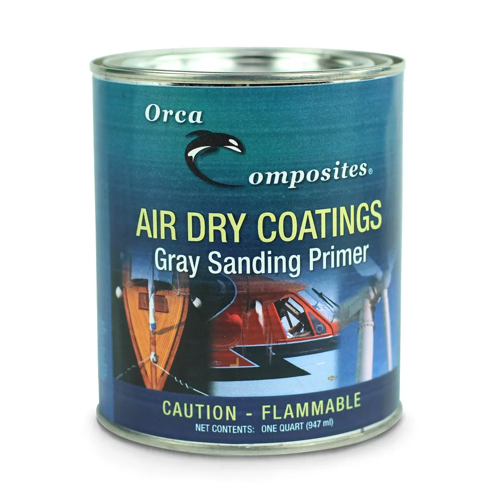 Orca Air Dry Gray Sanding Primer- with MEKP Catalyst