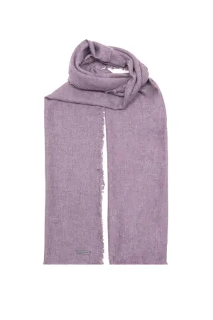 Purple Jas Silk Wool Shawl